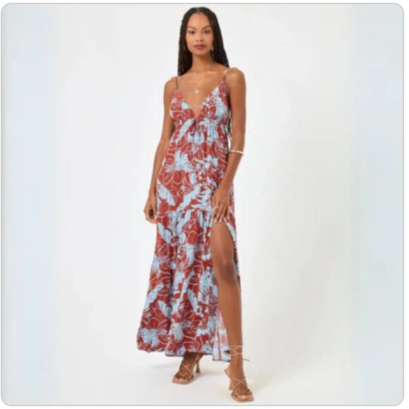 l*space Dresses & Skirts - NWOT! L’Space - Printed Victoria Dress - Going Tropical